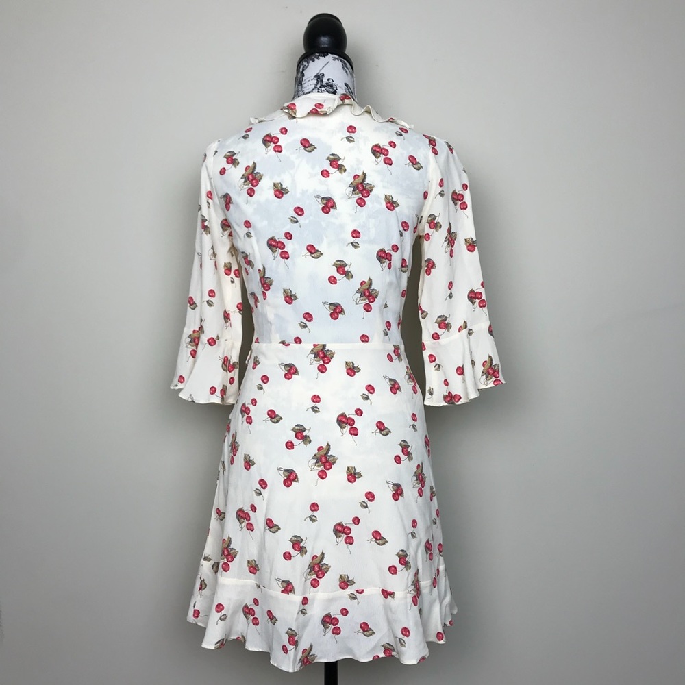 ❤️SOLD❤️ FOR LOVE & LEMONS Cream Cherry Sundress - Picture 4 of 6